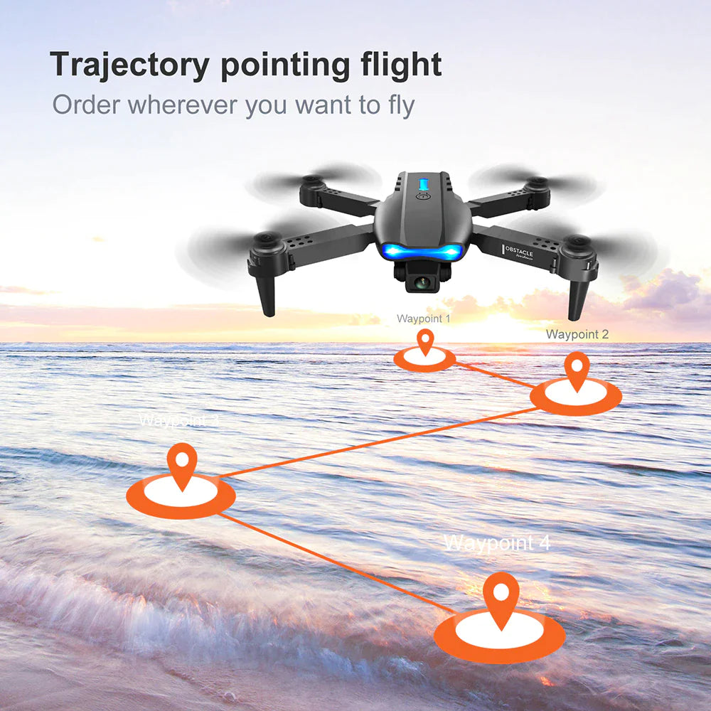 Drones Quadcopter 5G 4K GPS Drone X Pro with HD Dual Camera WiFi FPV Foldable RC